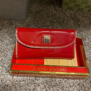 Dooney & Bourke Red Patent wallet.